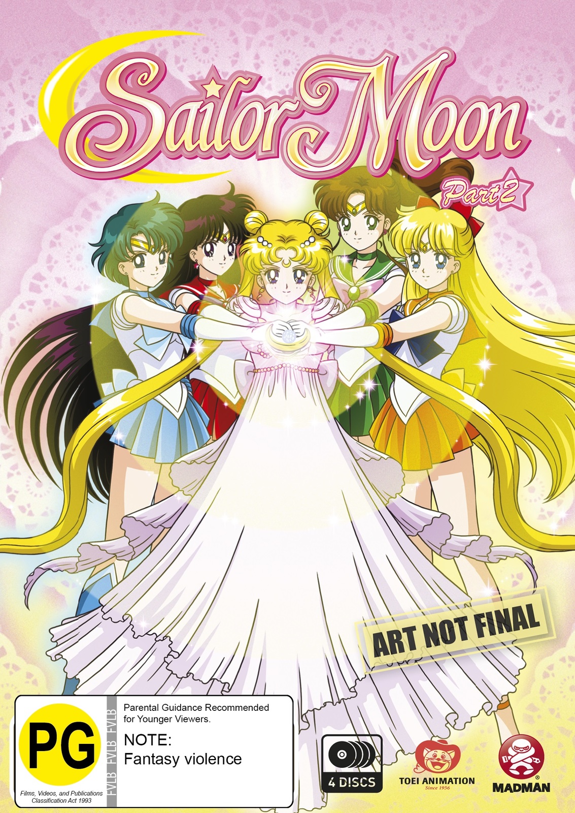 Sailor Moon Season 1 Part 2 (Ep 2546) DVD Buy Now at Mighty Ape NZ
