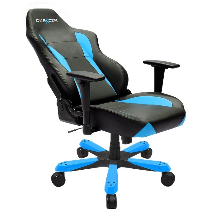 DXRacer Wide Series WZ0 Gaming Chair (Black and Blue) for image