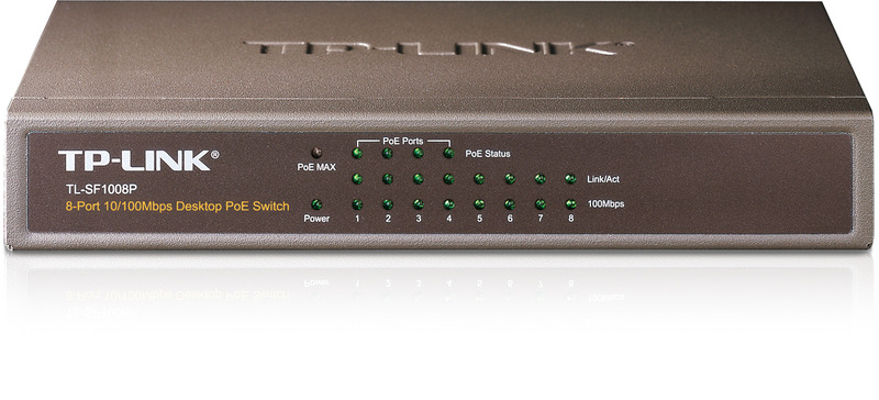 TP-Link TL-SF1008P 8-Port 10/100Mbps Desktop Switch with 4-Port PoE image
