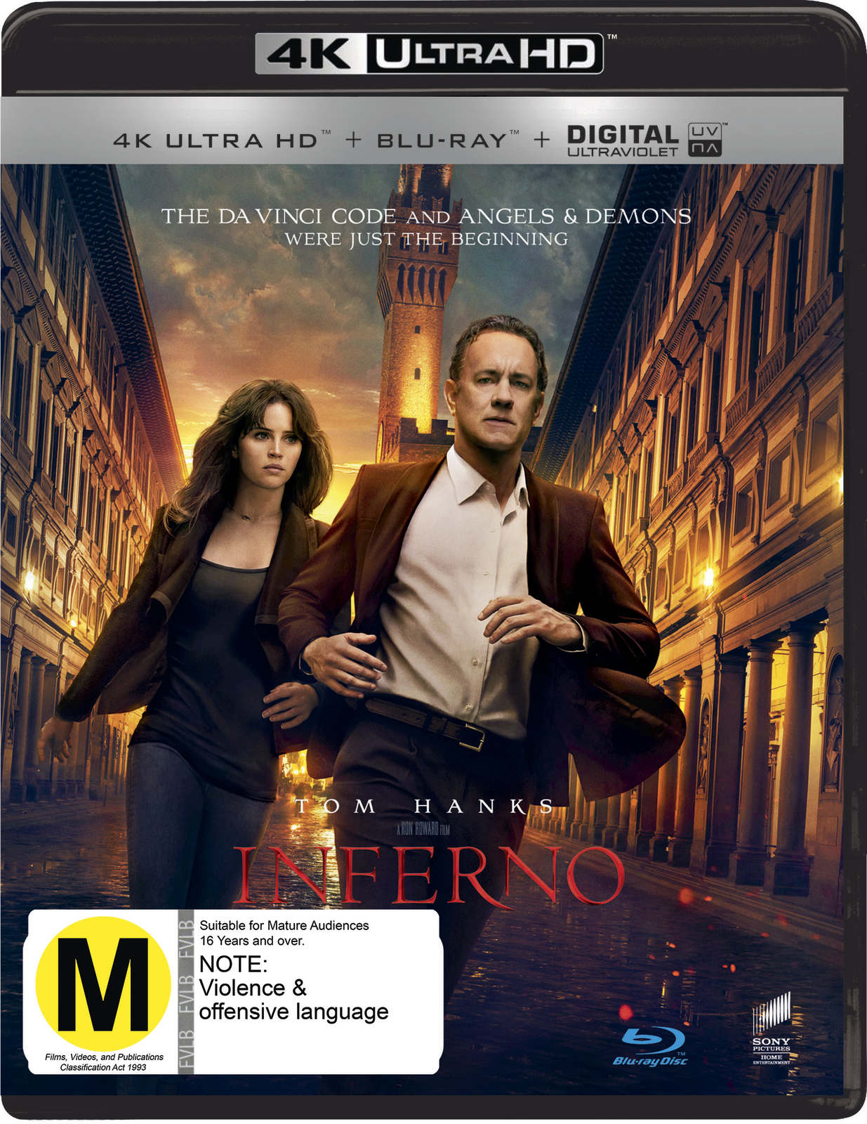 Inferno (4K UHD + Blu-ray) DVD image