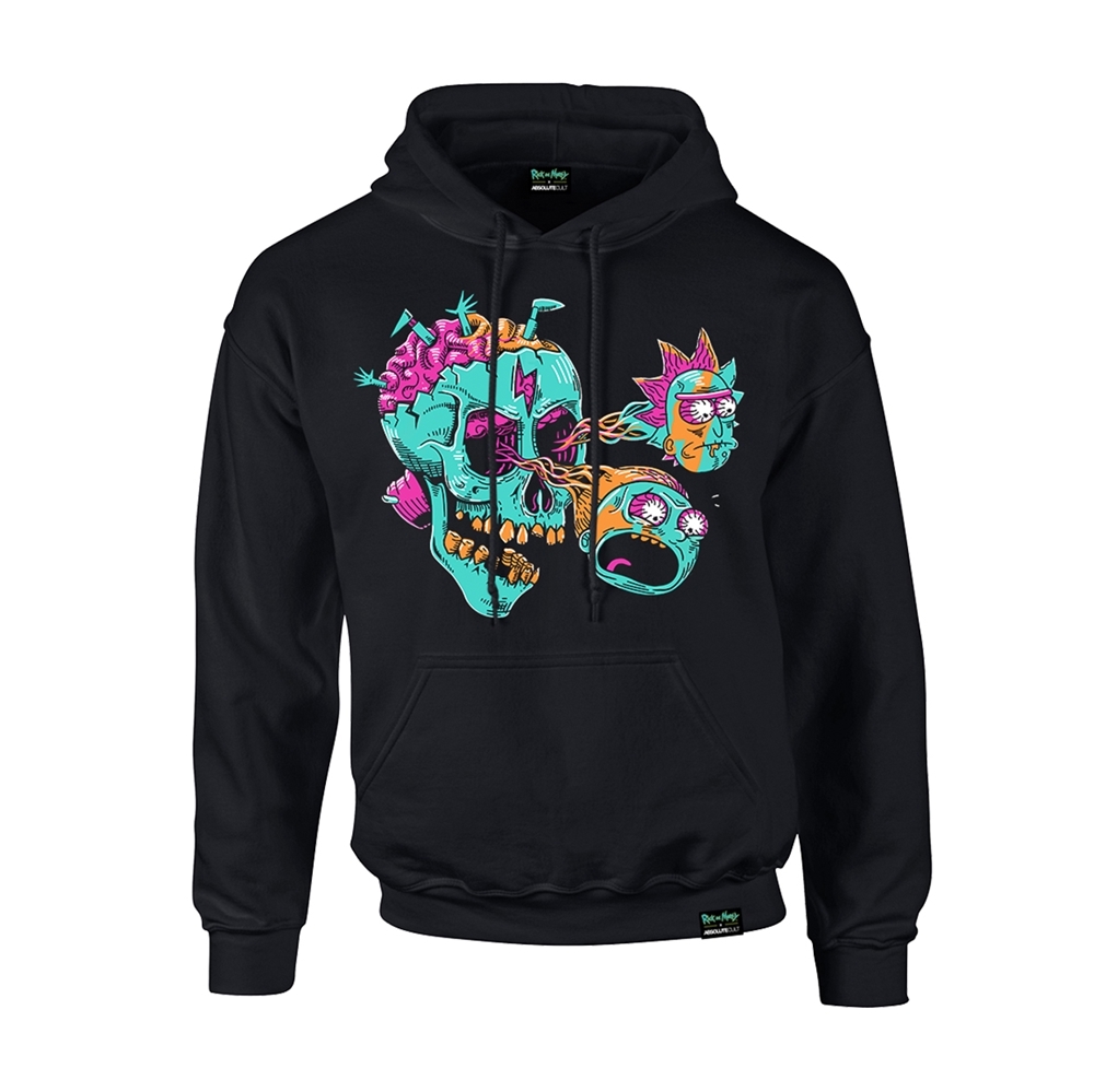 Rick and Morty: Eyeball Skull Hoodie (Large)