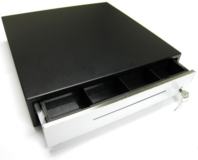 E-913 Cash Drawer Extra Heavy Duty 24V Black image