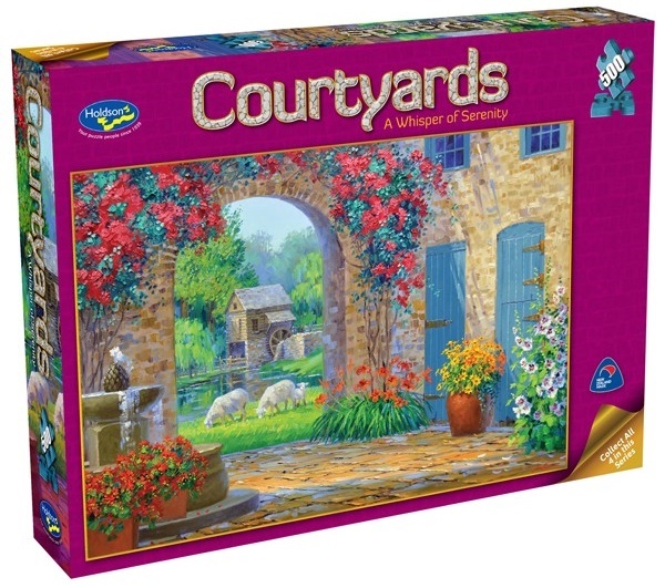 Courtyards 500pc Puzzle - A Whisper of Serenity image