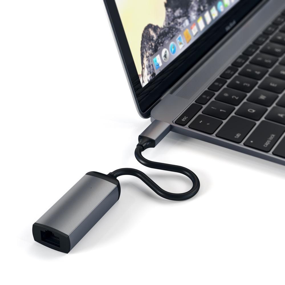 Satechi Type-C to Ethernet Adaptor - Space Grey image