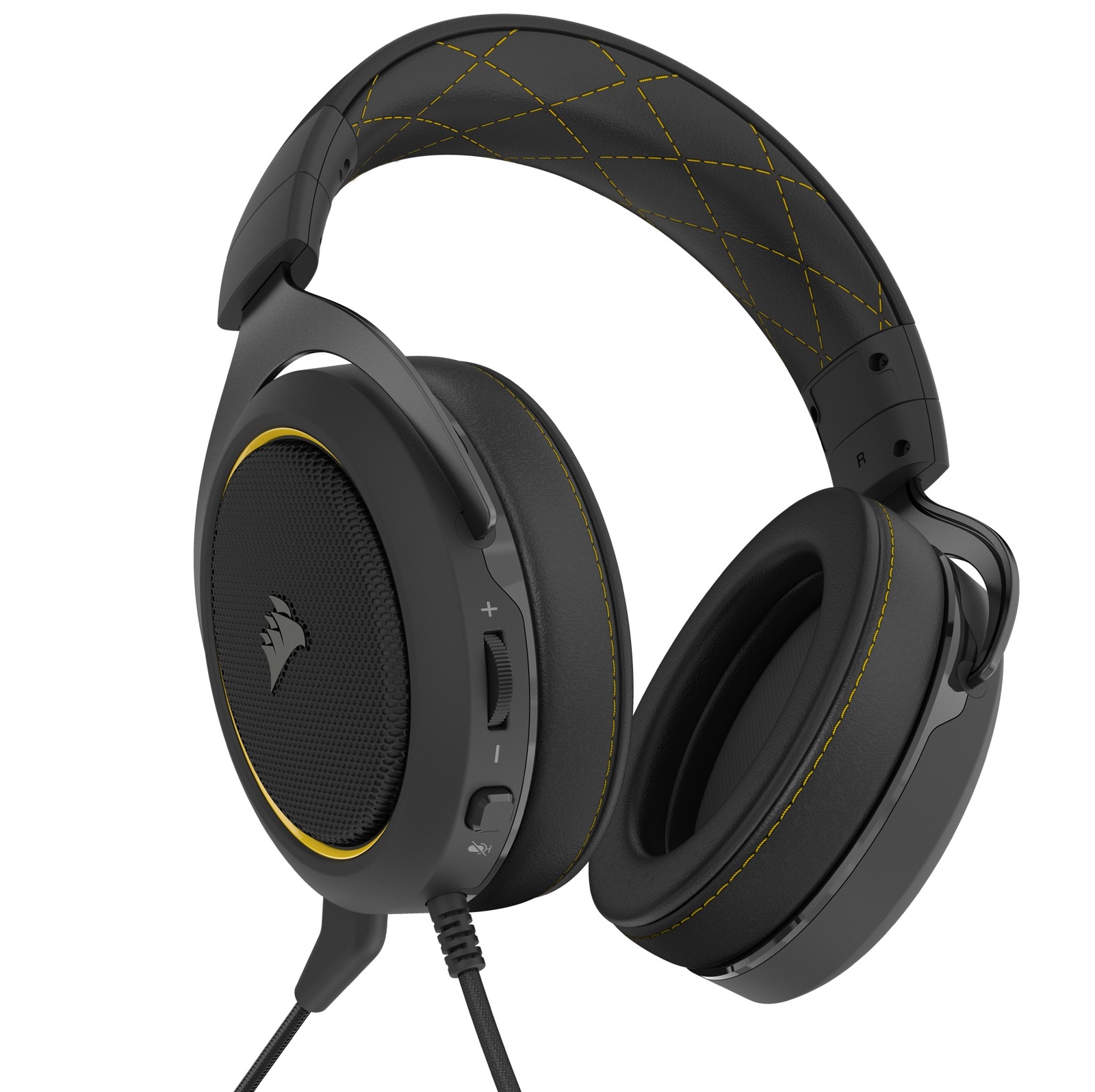 Corsair HS60 Pro Surround Gaming Headset (Yellow) PC InStock Buy