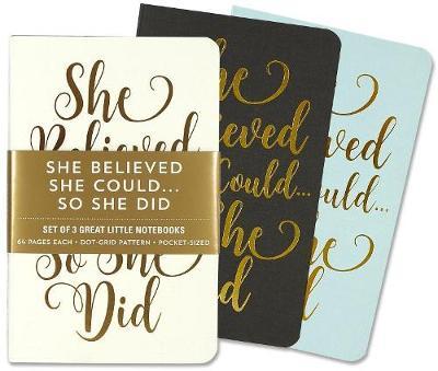 She Believed She Could Jotter Notebooks (Set of 3) image