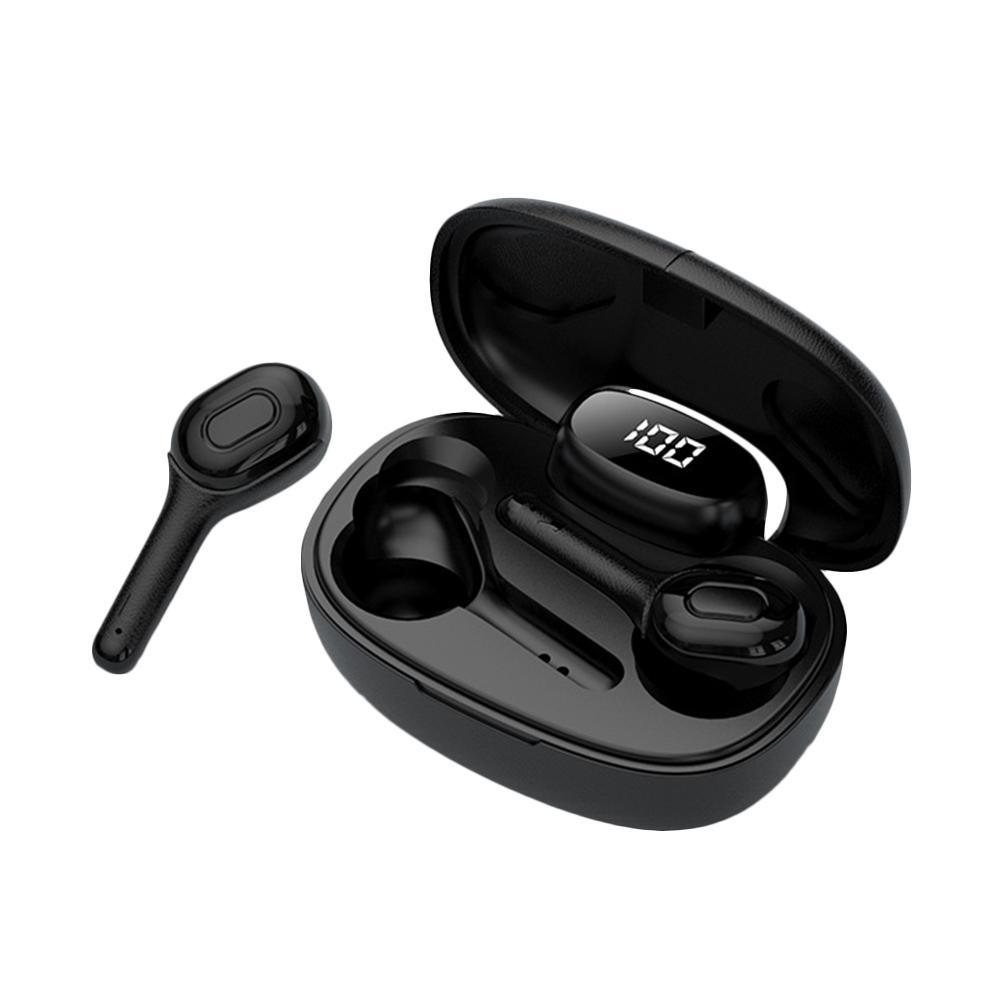 Bluetooth Sports True Wireless Headphones Earphone- Black image