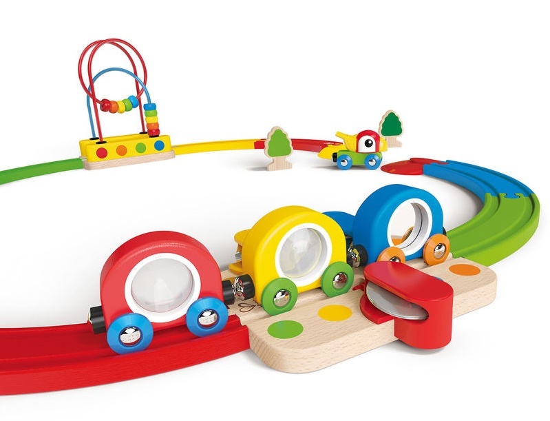 Hape: Sights & Sounds Railway Set image