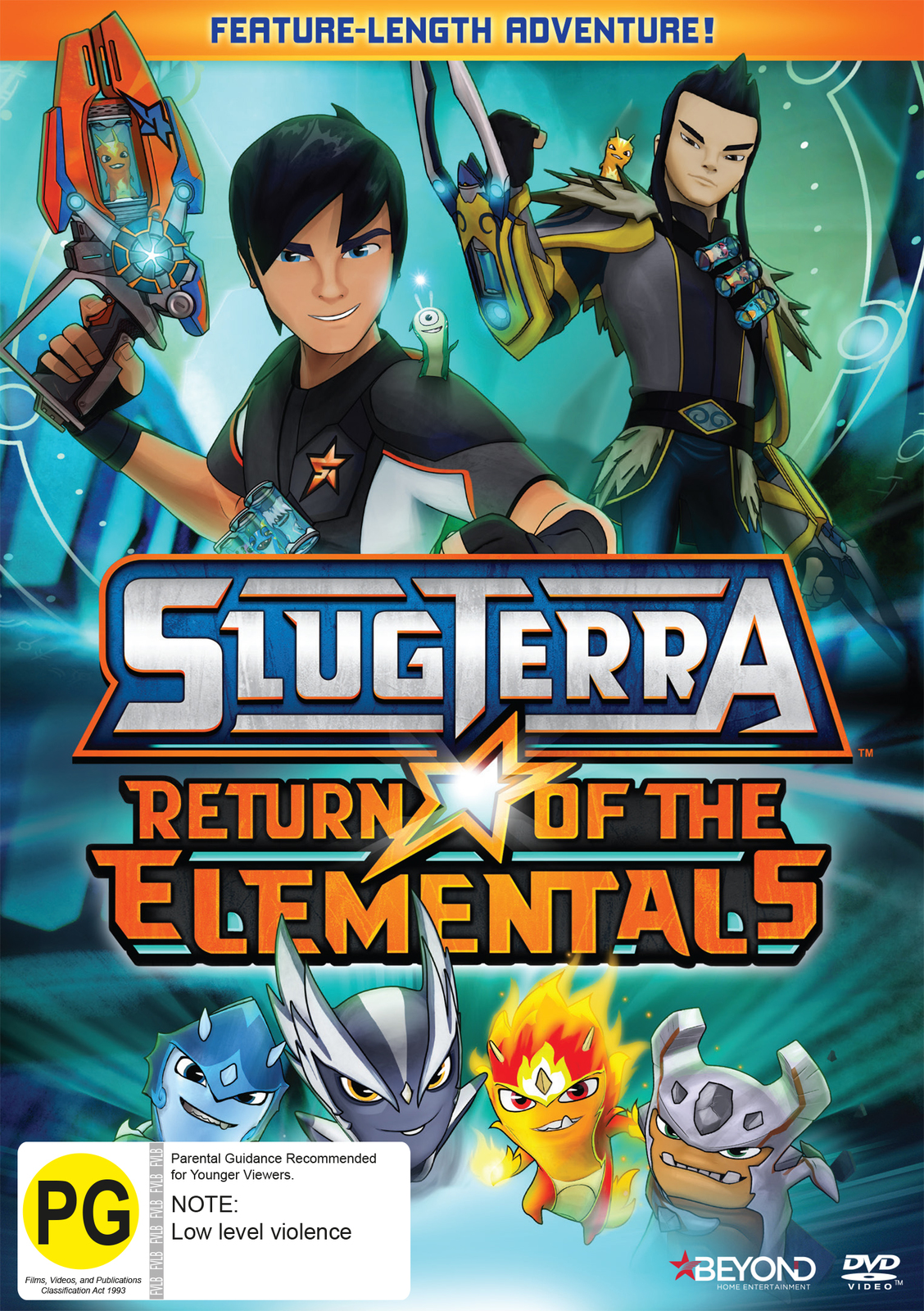 SlugTerra: Return Of The Elementals on DVD