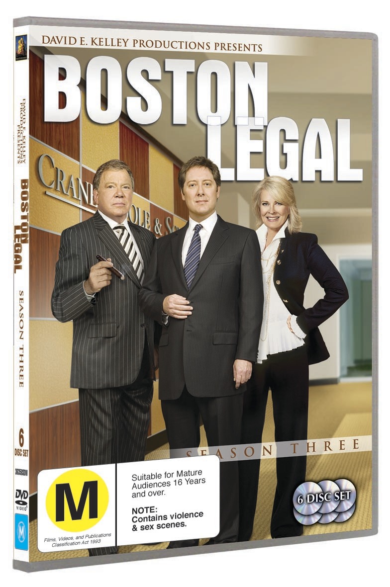 Boston Legal - Season 3 (6 Disc Set) on DVD image