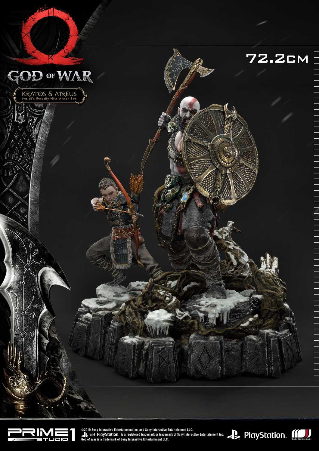 Kratos & Atreus 28" Premium Statue at Mighty Ape NZ