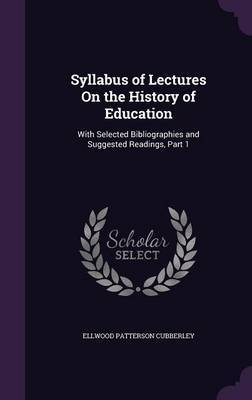 Syllabus of Lectures on the History of Education image