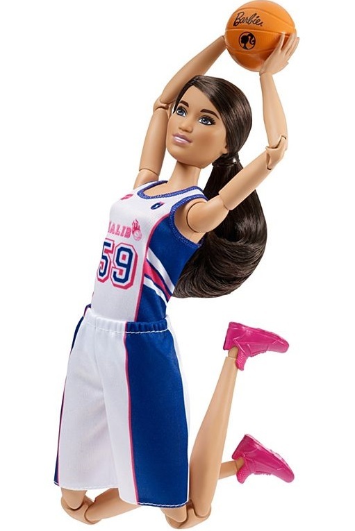 Barbie: Made to Move - Basketball Player Doll (Brunette)