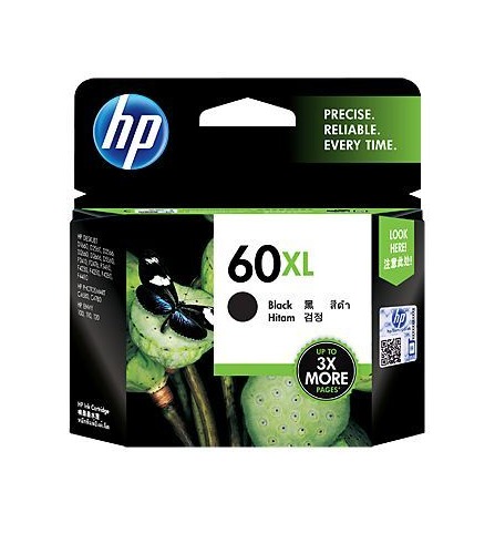 HP 60XL High Yield Ink Cartridge - Black image