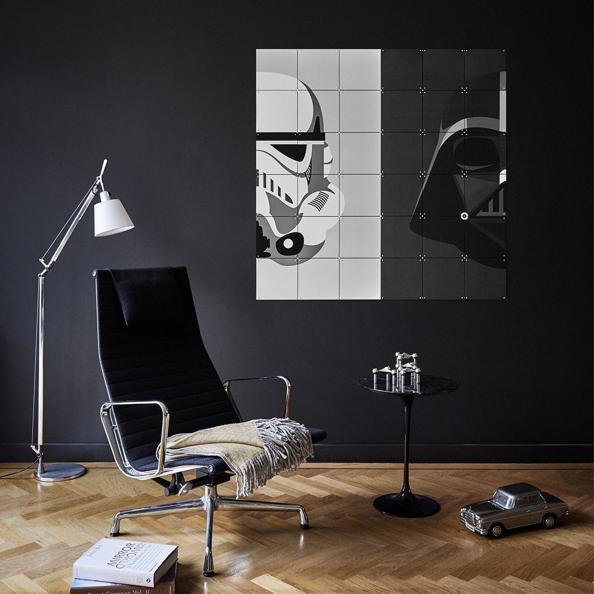 Ixxi: Star Wars Stormtrooper / Darth Vader Wall Art - 80cm X 80cm image