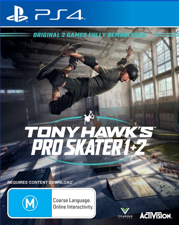 Tony Hawk's Pro Skater 1 & 2 on PS4