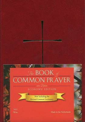 1979 Book of Common Prayer Economy Edition, imitation leather wine color