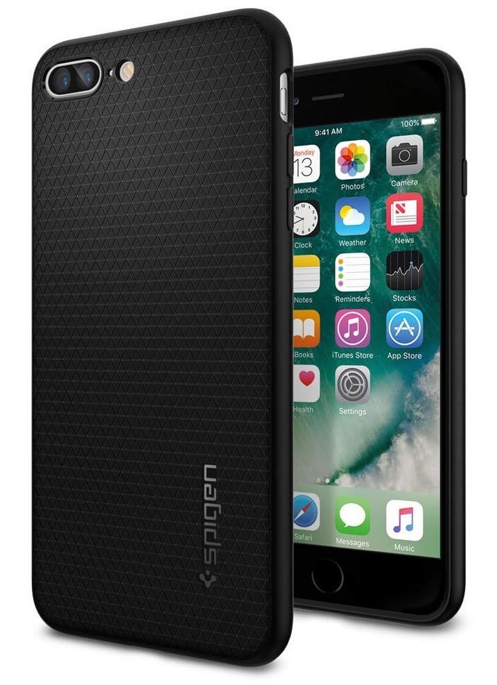 Spigen: iPhone 7 Plus - Liquid Armour Case (Black) image