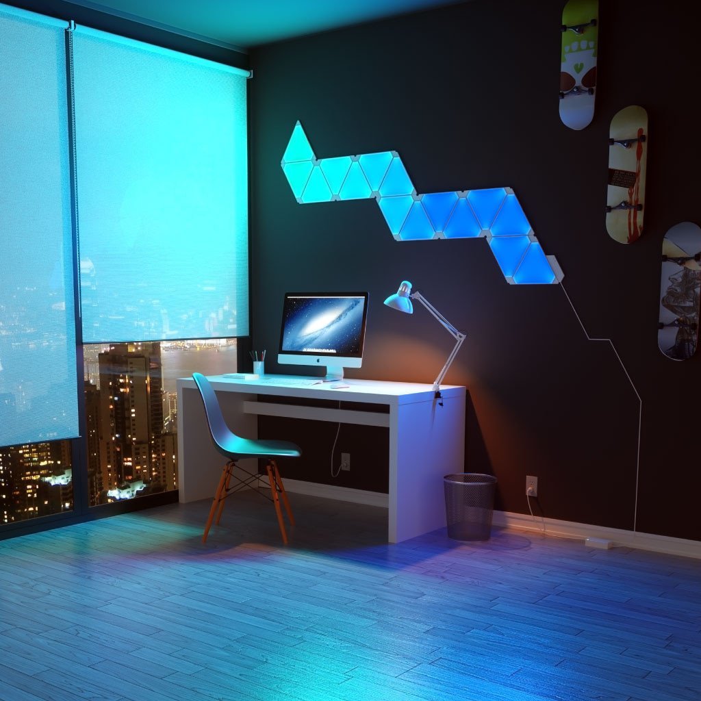 Nanoleaf Light Panels Smarter Kit (incl Rhythm/9 panels) image
