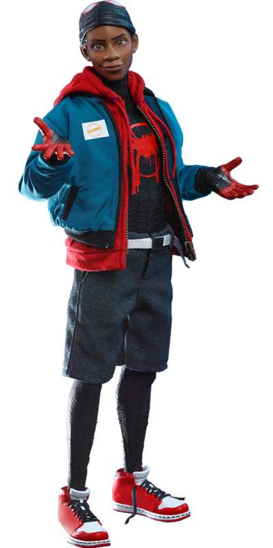 Miles morales action figure with hoodie Clearance