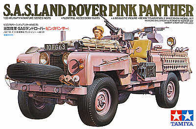 Tamiya British SAS Land Rover "Pink Panther" 1:35 Model Kit image