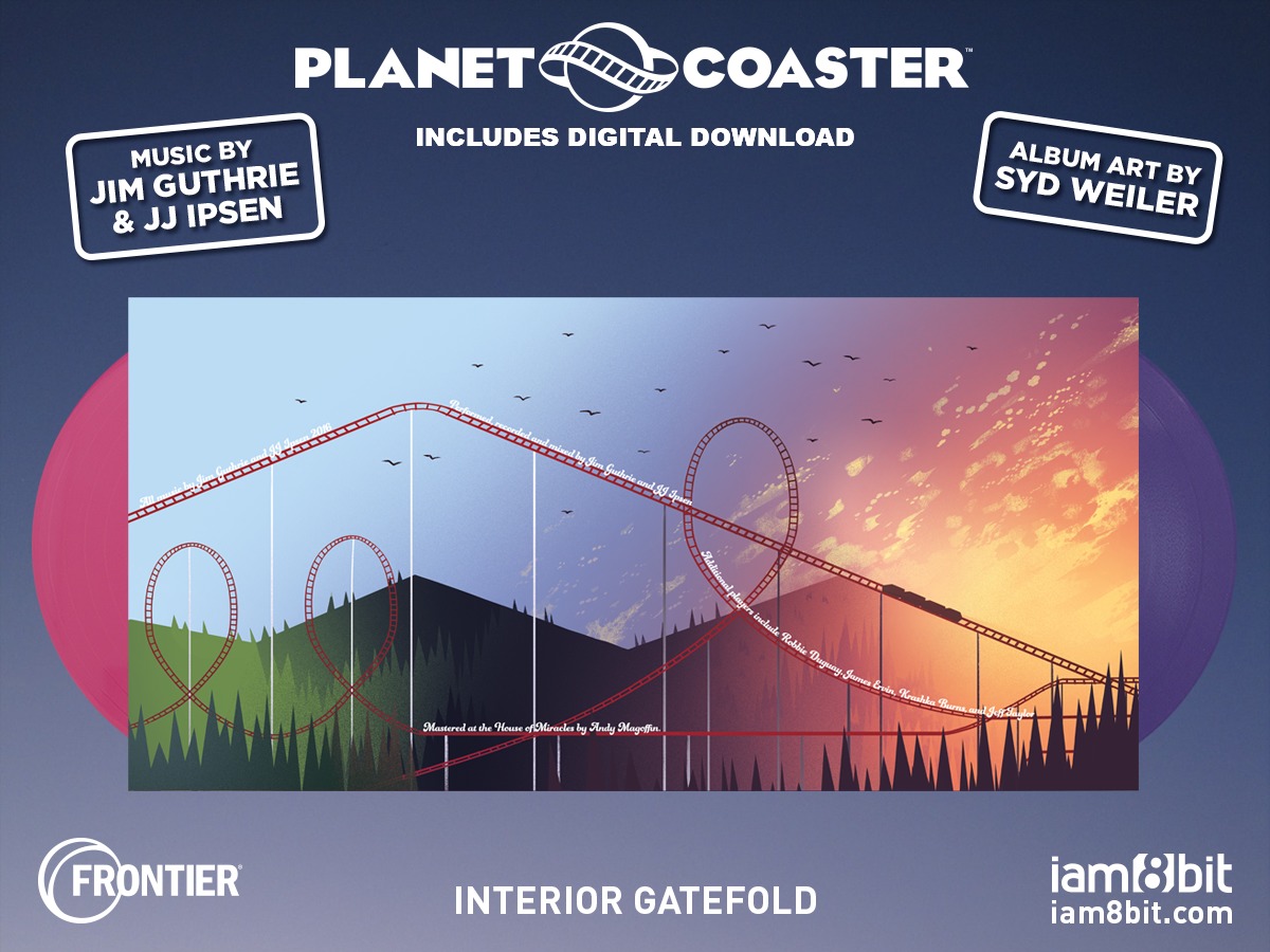 Planet Coaster Soundtrack (2LP) on Vinyl by Jim Guthrie