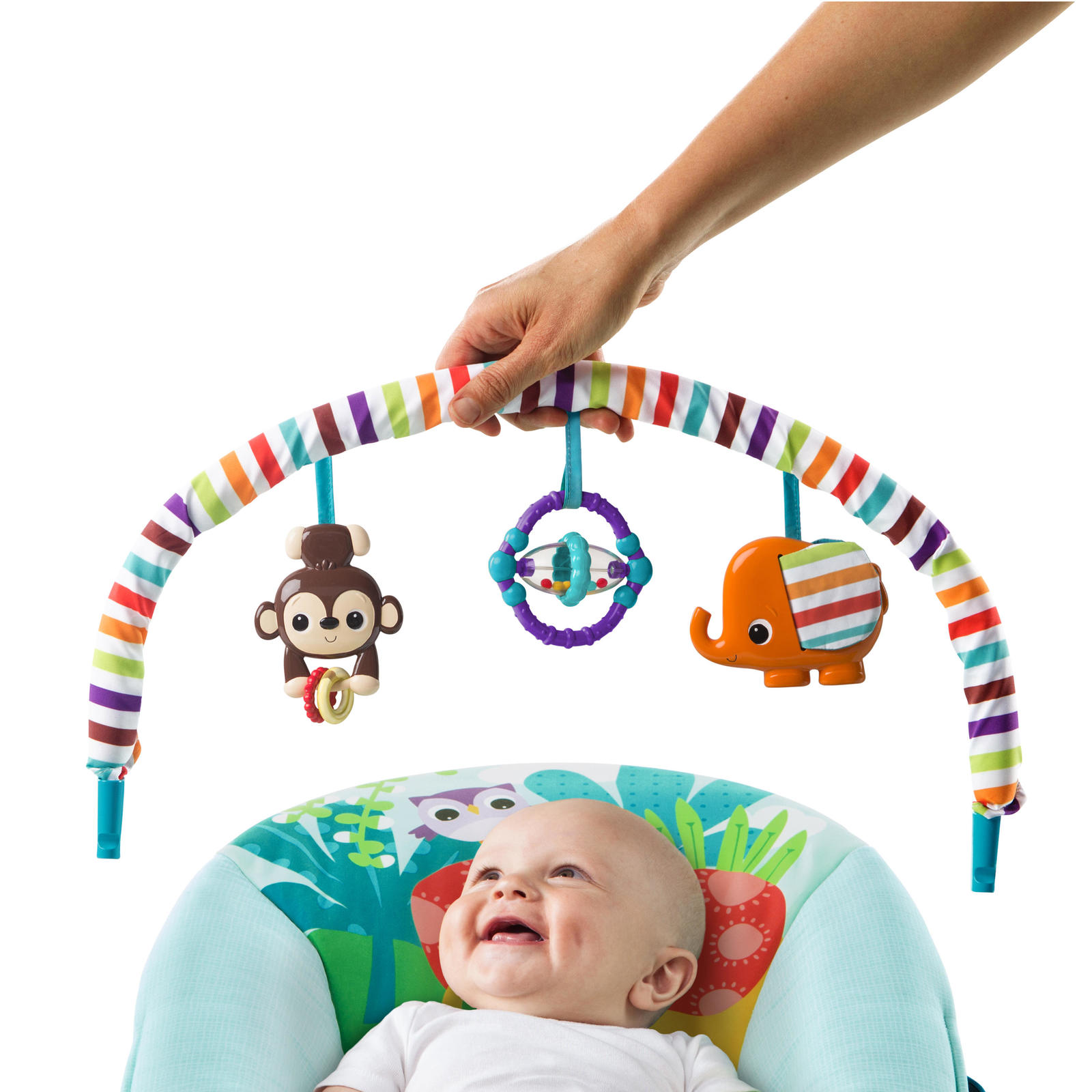 Bright Starts: Giggle & See - Safari Bouncer image