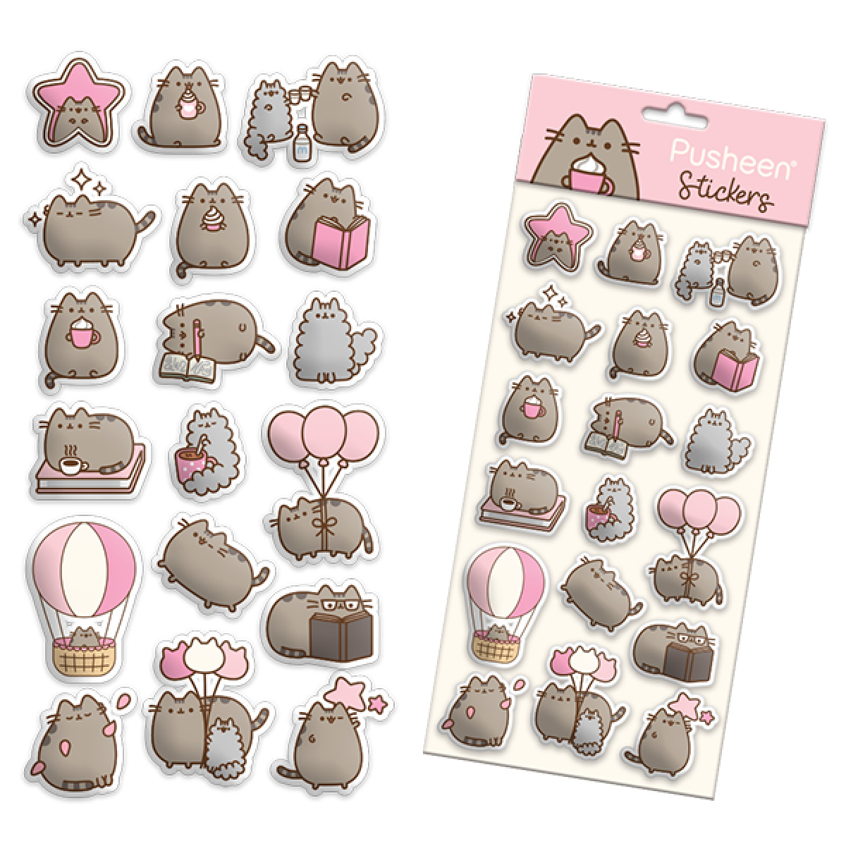 Pusheen the Cat - Puffy Sticker Sheet