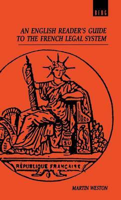 An English Reader's Guide to the French Legal System by Martin Weston image
