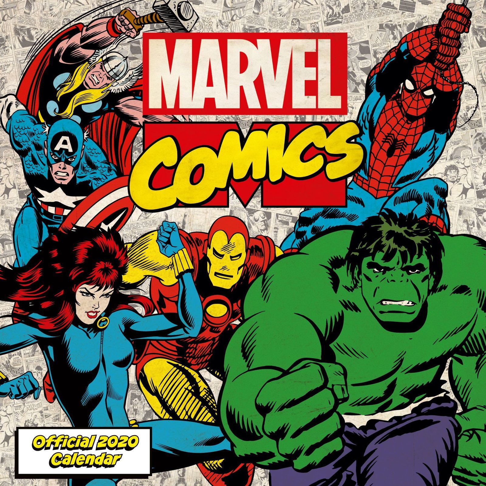 Marvel Comics Classic 2020 Square Wall Calendar image