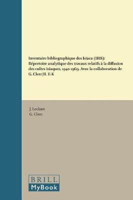 Inventaire bibliographique des Isiaca (IBIS). by Leclant image