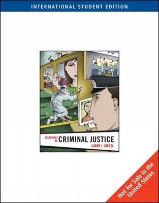 Essentials of Criminal Justice by Larry J Siegel image