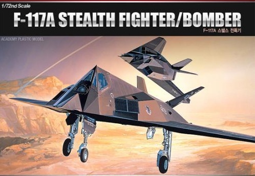 Academy F-117A Stealth 1/72 Model Kit image