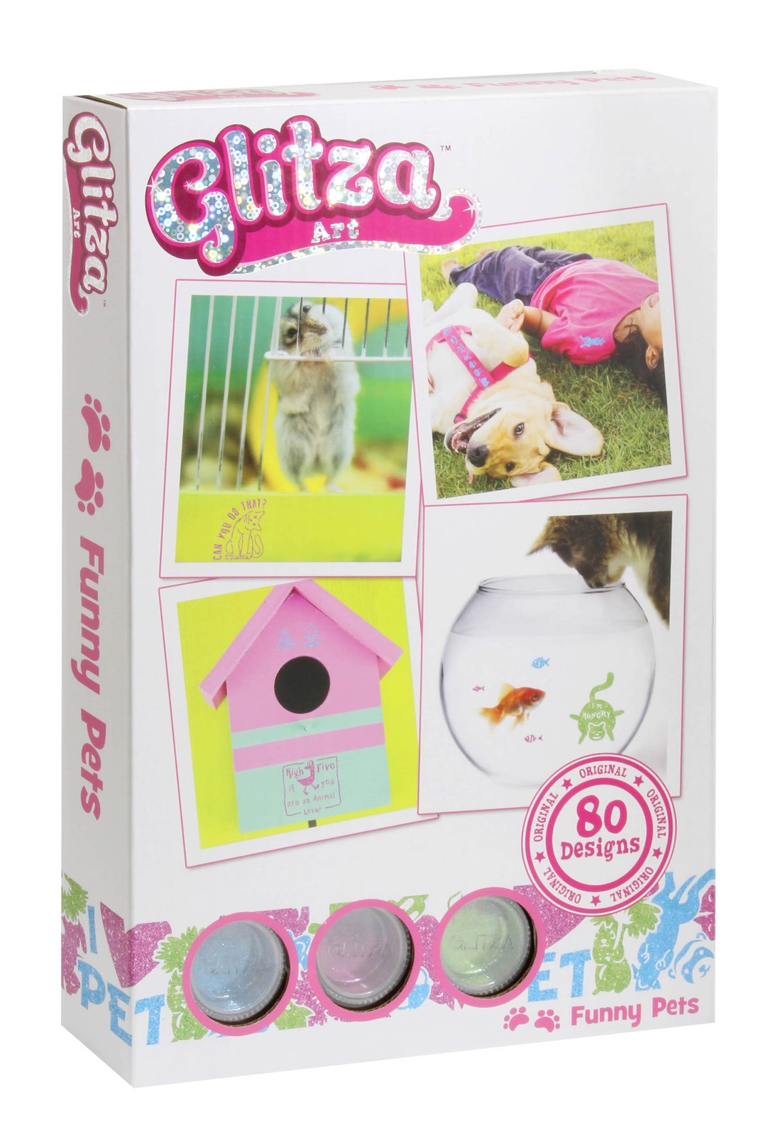 Glitza: Transfer Art - Funny Pets (80pc)