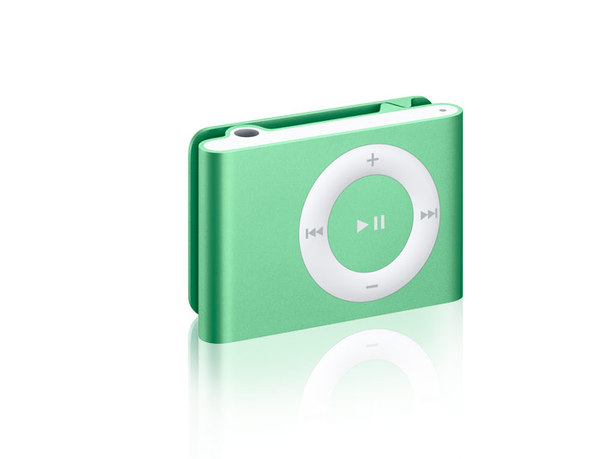 Apple - iPod shuffle 1GB - 3rd Gen - Green image