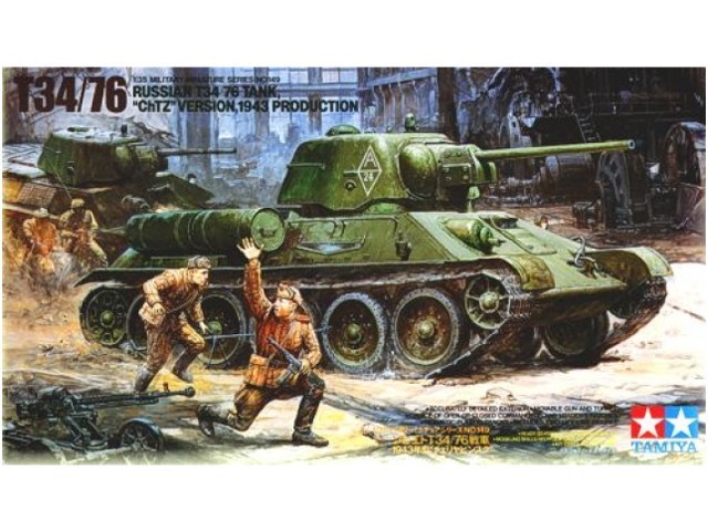 Tamiya 1/35 Russian T34/76 "ChTZ Version" - Model Kit image