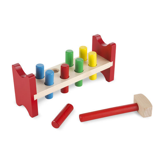 Melissa & Doug - Wooden Pound-A-Peg