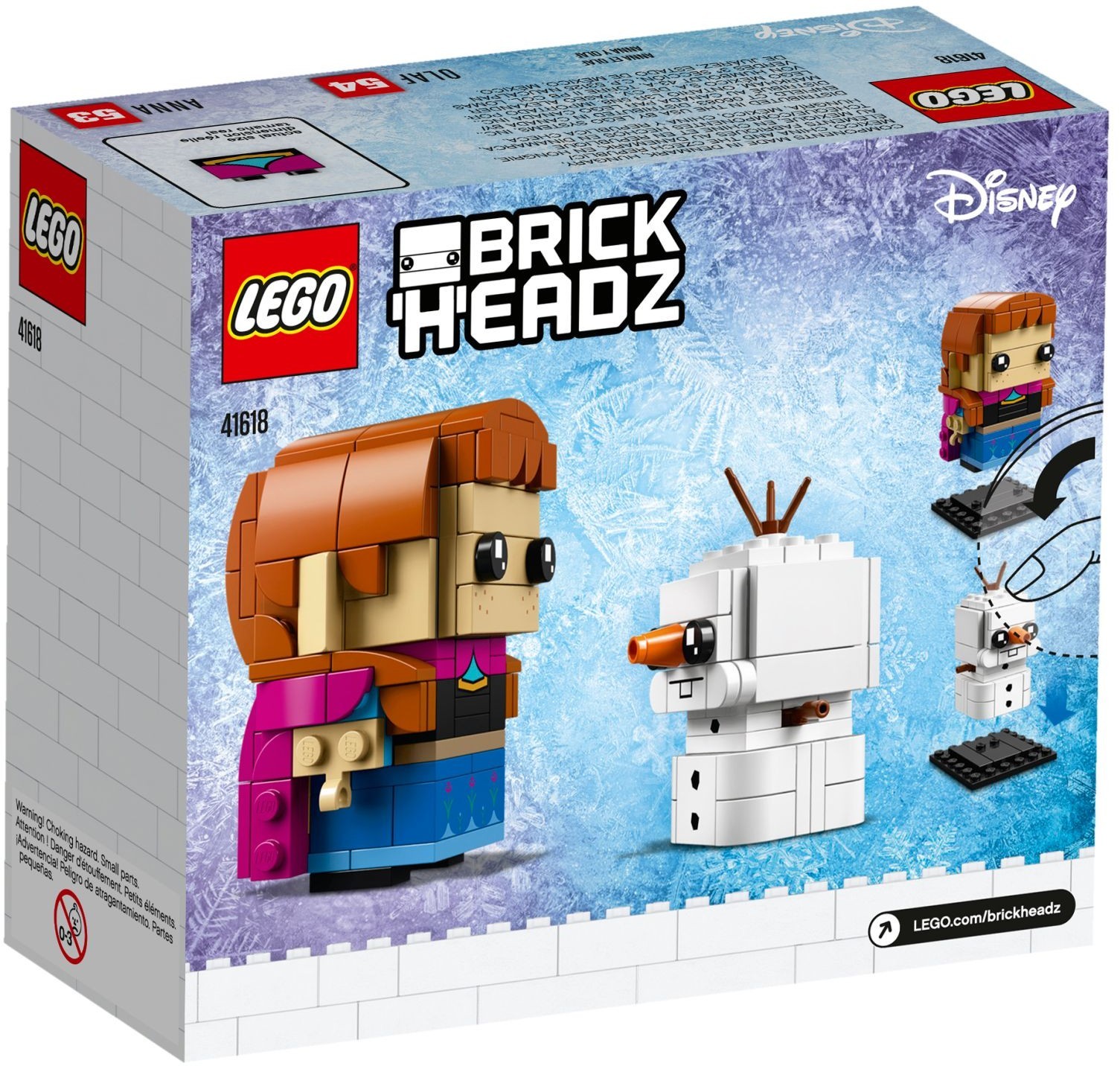 LEGO Brickheadz: Anna & Olaf (41618) image