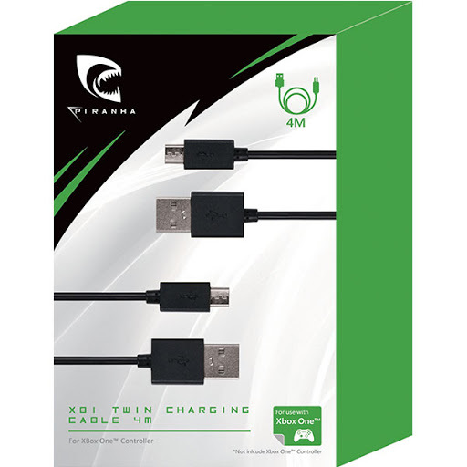 Piranha Xbox One Twin Charging Cable 4m for Xbox One image