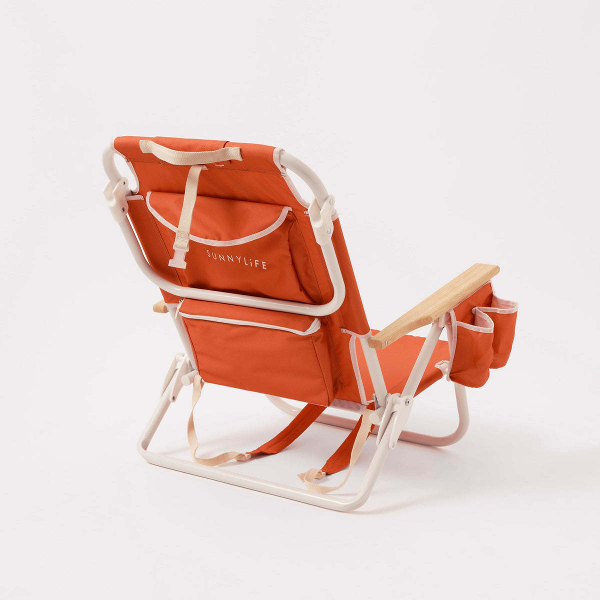 Sunnylife Deluxe Beach Chair Terracotta at Mighty Ape Australia