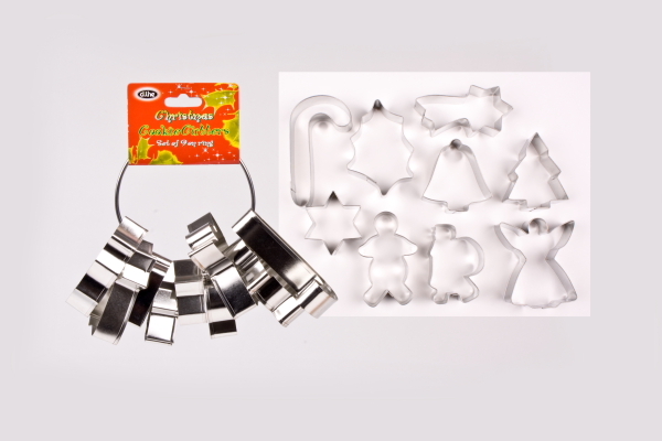 Christmas Cookie Cutter - Set of 9