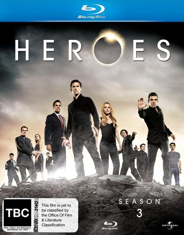 Heroes - Season 3 (5 Disc Set) on Blu-ray