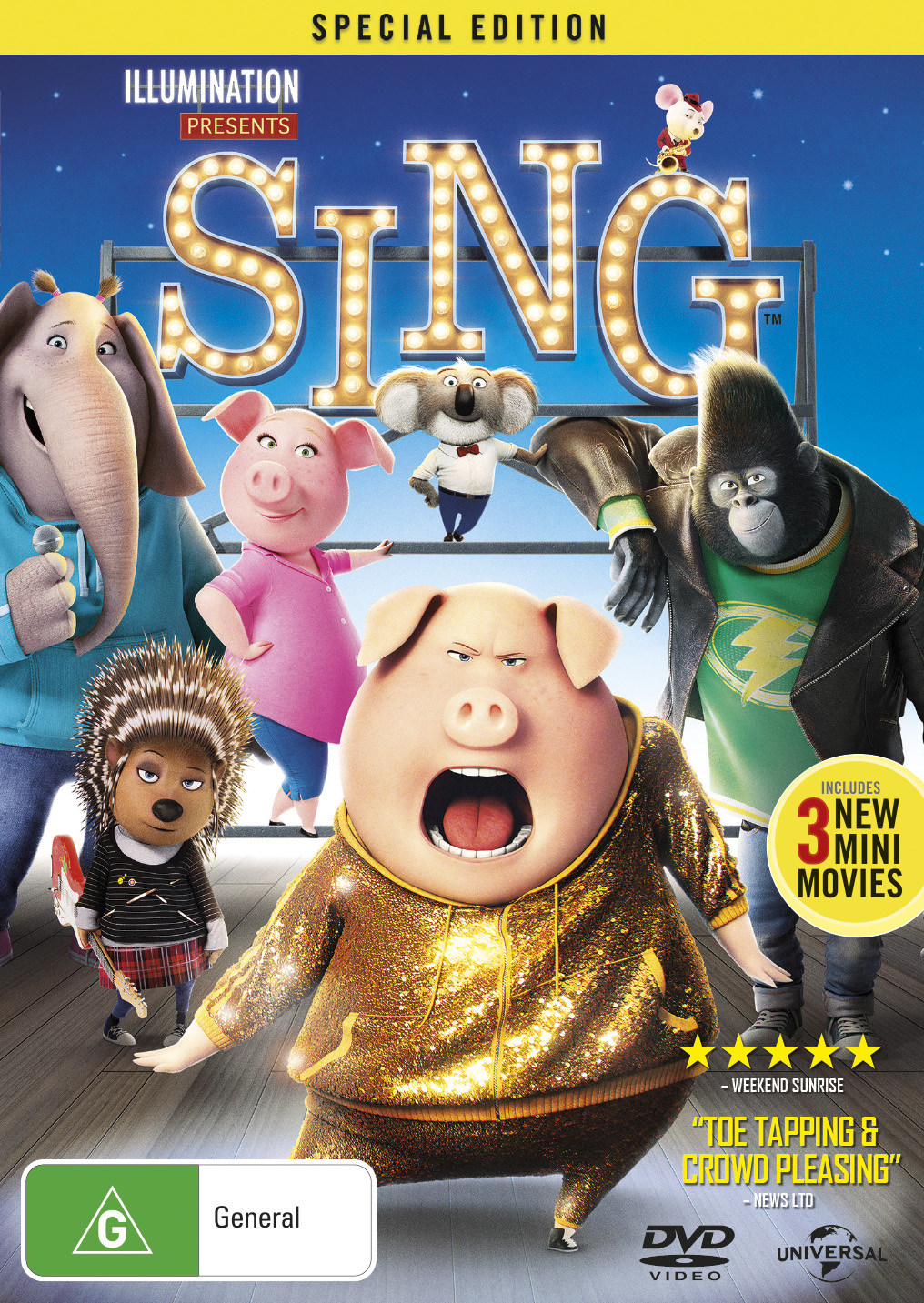 Sing on DVD image