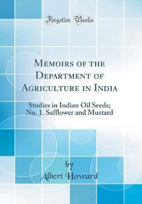 Memoirs of the Department of Agriculture in India by Albert Howard image