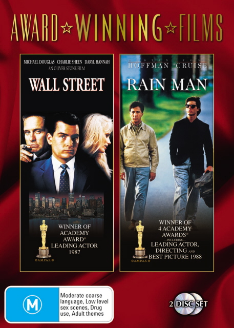 Wall Street / Rain Man (Award Winning Films) (2 Disc Set) on DVD image