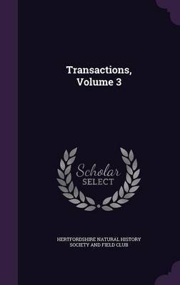 Transactions, Volume 3 image