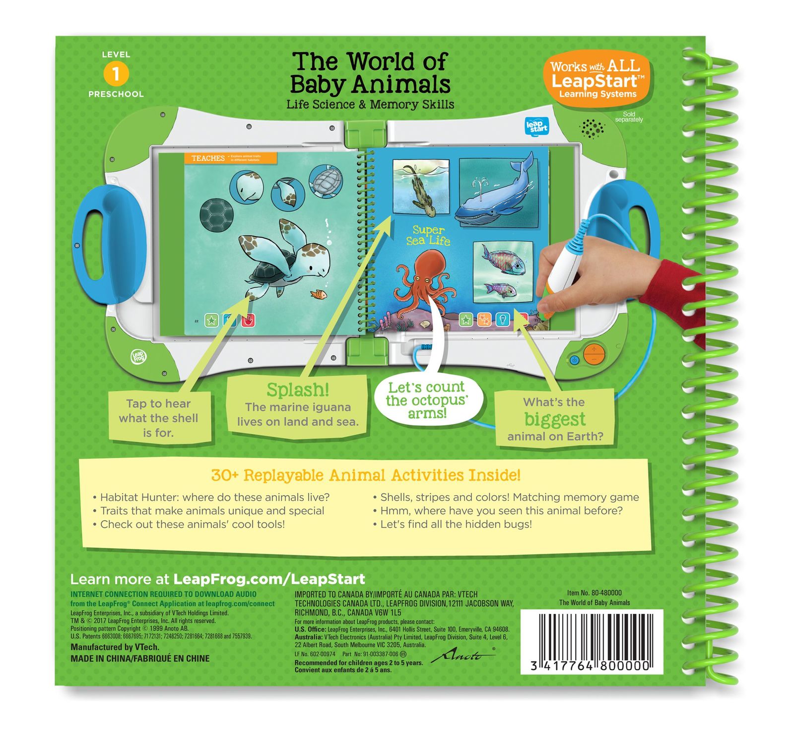 Leapstart: Animal Discovery - Activity Book (Level 1)