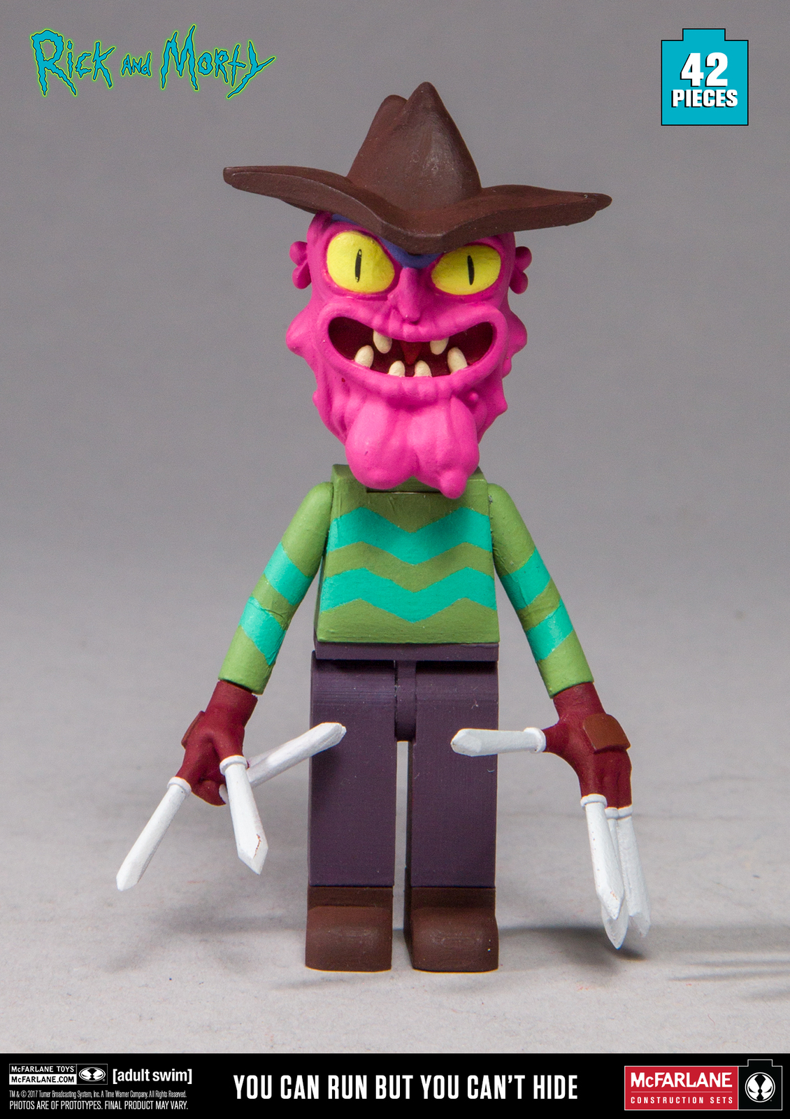 You Can Run But You Can/'t Hide Rick and Morty Construction Set