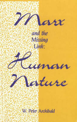Marx And The Missing Link by W.Peter Archibald image
