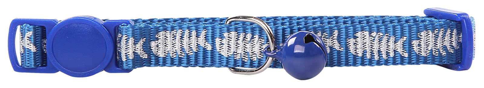 Pawise: Cat Collar - Fishbone/Black/Red/Blue Asst. image